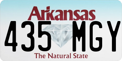 AR license plate 435MGY