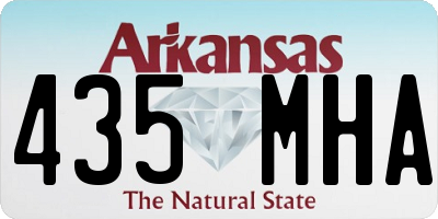 AR license plate 435MHA