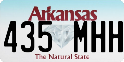 AR license plate 435MHH