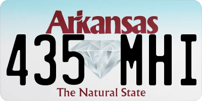 AR license plate 435MHI