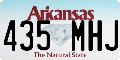 AR license plate 435MHJ