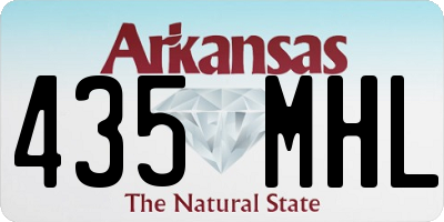 AR license plate 435MHL