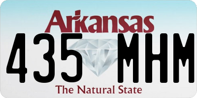 AR license plate 435MHM