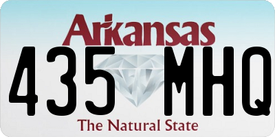 AR license plate 435MHQ