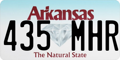 AR license plate 435MHR