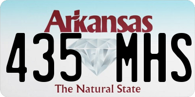 AR license plate 435MHS