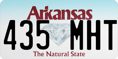 AR license plate 435MHT