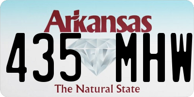 AR license plate 435MHW