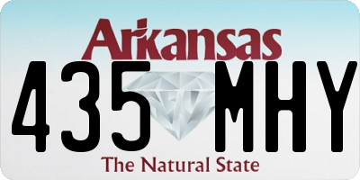 AR license plate 435MHY