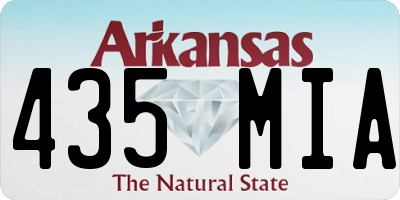 AR license plate 435MIA