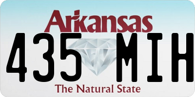AR license plate 435MIH