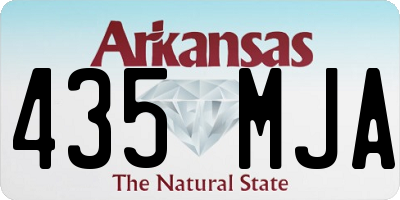 AR license plate 435MJA