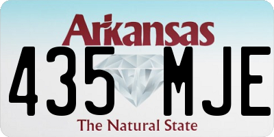 AR license plate 435MJE