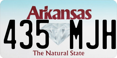 AR license plate 435MJH