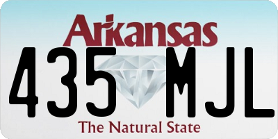 AR license plate 435MJL