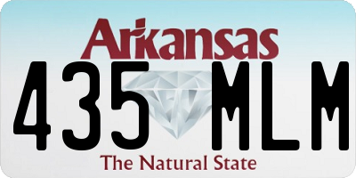 AR license plate 435MLM