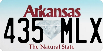AR license plate 435MLX