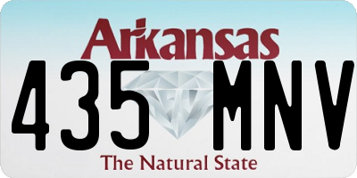 AR license plate 435MNV