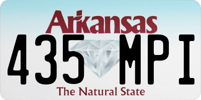 AR license plate 435MPI