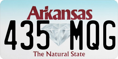 AR license plate 435MQG