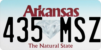 AR license plate 435MSZ