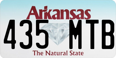 AR license plate 435MTB