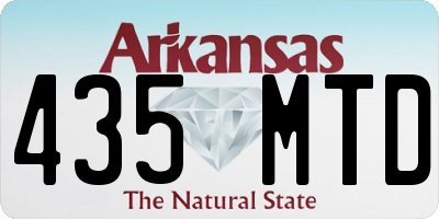 AR license plate 435MTD