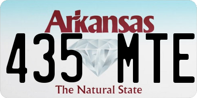 AR license plate 435MTE