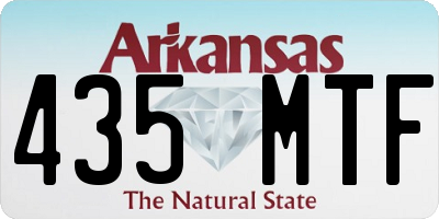 AR license plate 435MTF