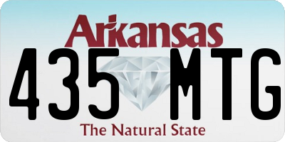 AR license plate 435MTG