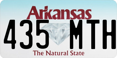 AR license plate 435MTH