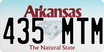 AR license plate 435MTM