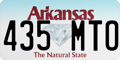 AR license plate 435MTO