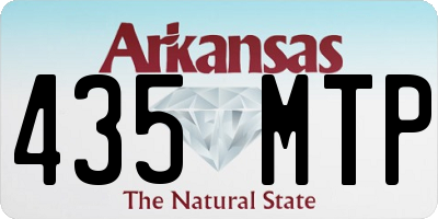 AR license plate 435MTP