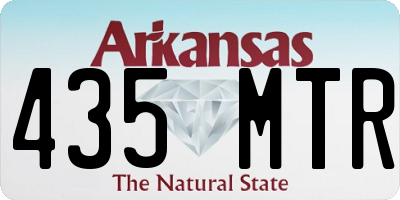 AR license plate 435MTR