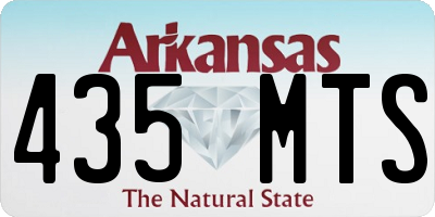 AR license plate 435MTS