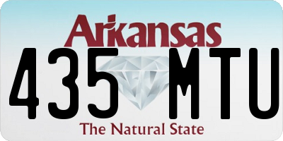 AR license plate 435MTU