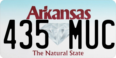 AR license plate 435MUC