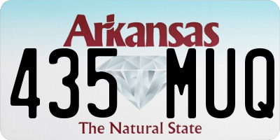 AR license plate 435MUQ