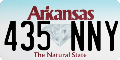 AR license plate 435NNY