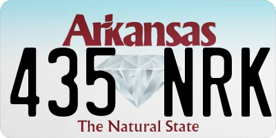AR license plate 435NRK