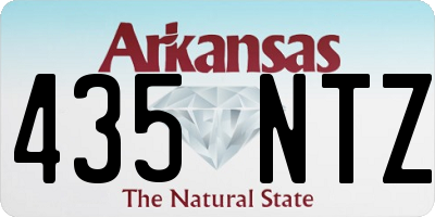 AR license plate 435NTZ
