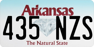 AR license plate 435NZS