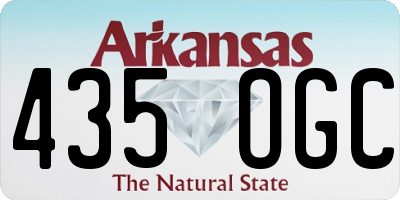 AR license plate 435OGC