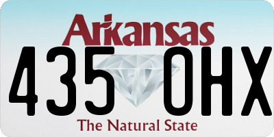 AR license plate 435OHX
