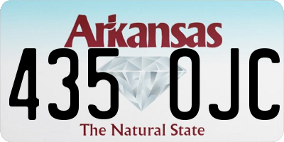 AR license plate 435OJC