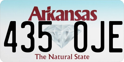 AR license plate 435OJE