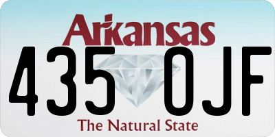 AR license plate 435OJF