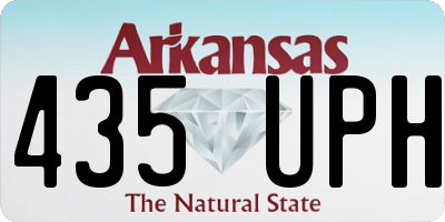 AR license plate 435UPH