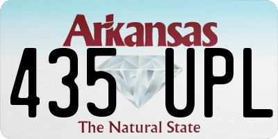 AR license plate 435UPL